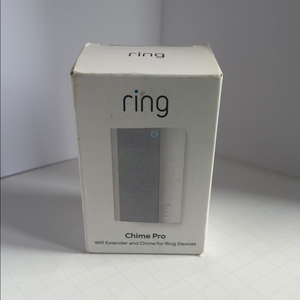 New Ring Chime Pro with White Finish
